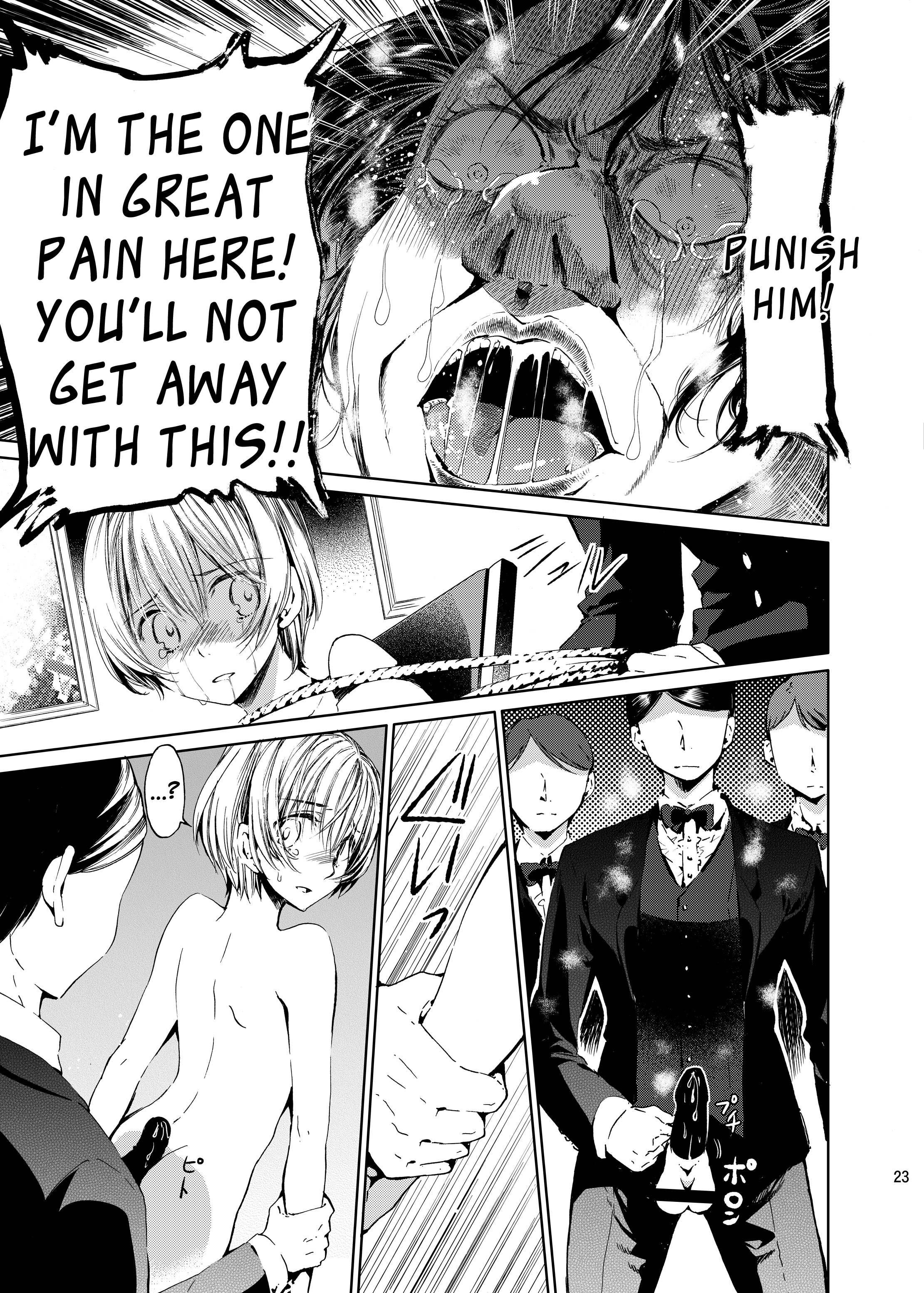 [Sakusaku Kangen Noushuku (Matashita Kintama)] Boku wa Papa Nanka ja nai | I'm Not the Father [English] {Hennojin} [Digital] page 22 full