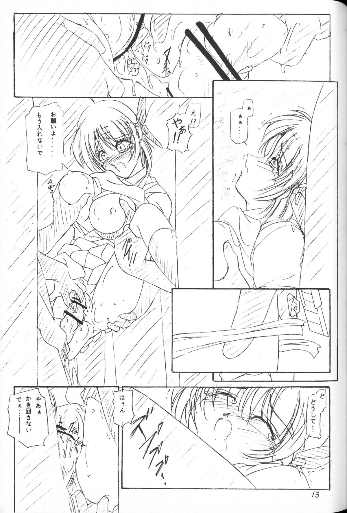 (CR29) [Ryouga (Toshiki Yuuji)] Saikyousen Jousha Sentou Nite Enpitsu Egaki Hon (Dead or Alive) page 12 full