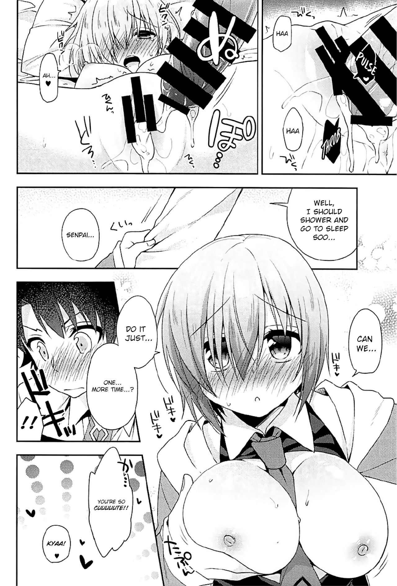 (COMIC1☆12) [R*kaffy (Aichi Shiho)] Watashi, Senpai ni Koi Shichatta Mitai desu | I Seem to Have Fallen for Senpai (Fate/Grand Order) [English] [Saint Quartz Scans] page 20 full