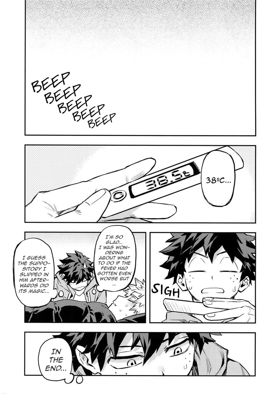 (Douyara Deban no Youda! 12) [Kometubu (Rittiri)] Kazehiki Kacchan to Boku no Koubousen | The Battle Between Sick Kacchan and Me (Boku no Hero Academia) [English] {Butsu} page 20 full