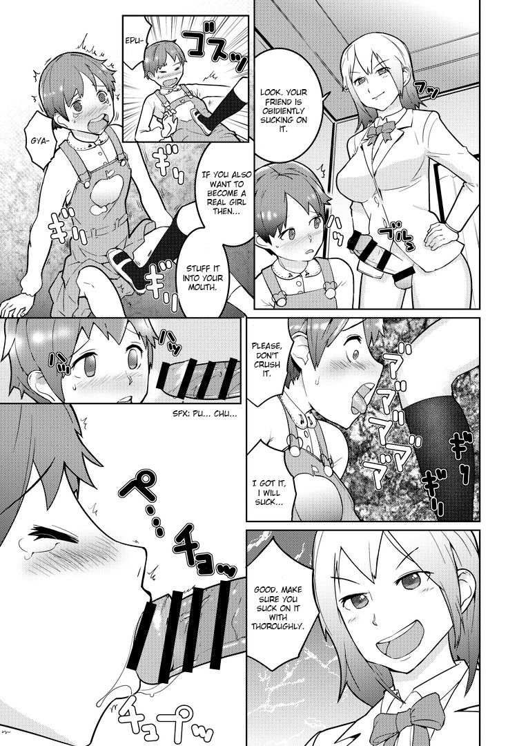 [Chijoku An] Josou Mazo Danshi Kyousei Kyouiku Gakuen ~Futanari Shoujo-tachi ni Shitsuke Kerarete~ [English] page 9 full