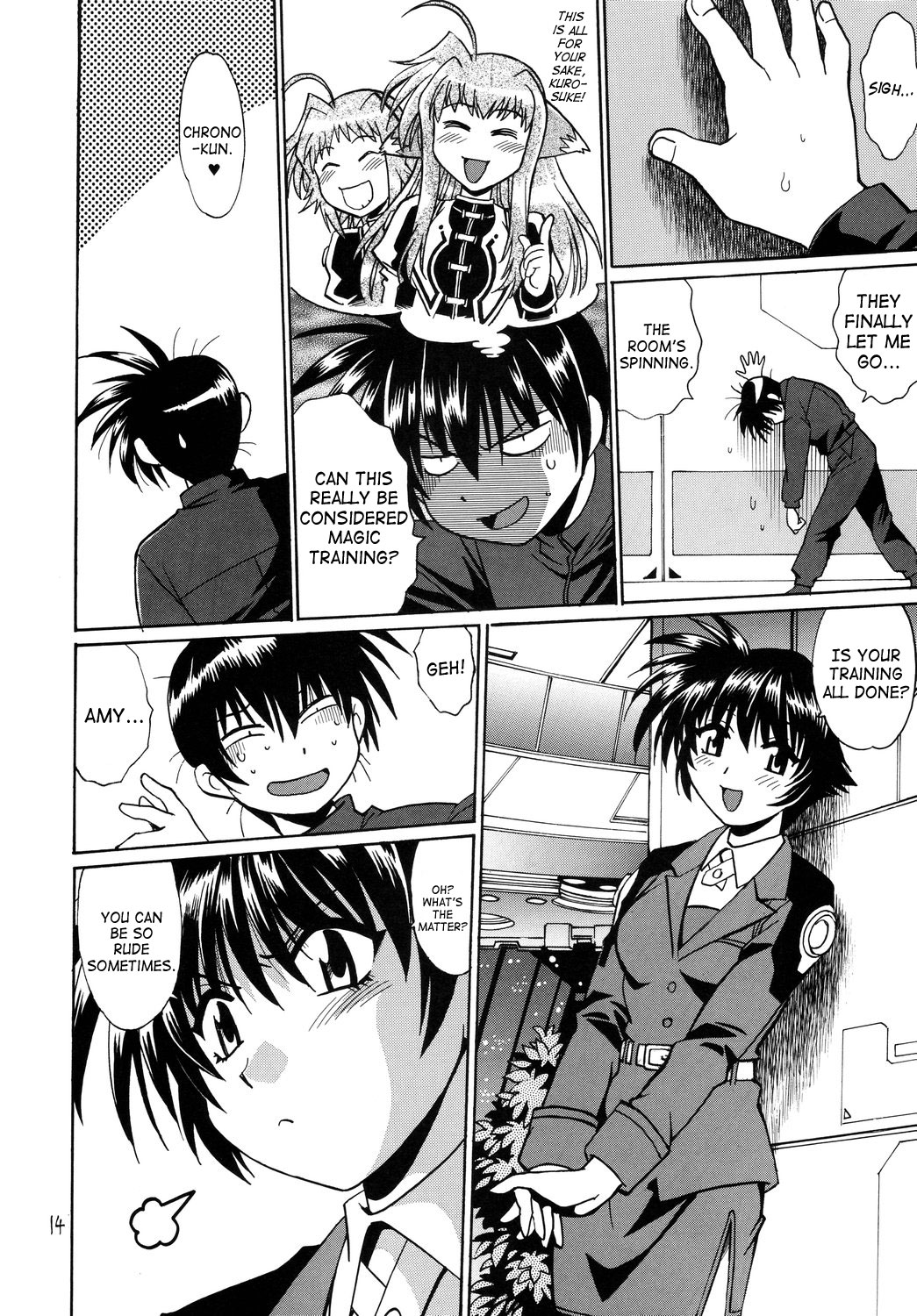 (C72) [Studio Katsudon (Manabe Jouji)] Shitsumukan Shikkaku | Working Official Disqualification (Mahou Shoujo Lyrical Nanoha) [English] [SaHa] page 13 full