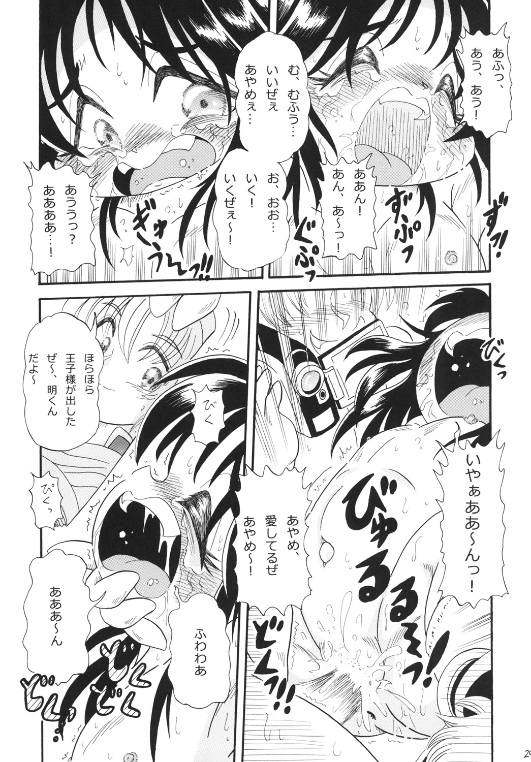 (Puniket 31) [P Freak (Nakajima Tomoki)] Ayame no Harebutai page 29 full