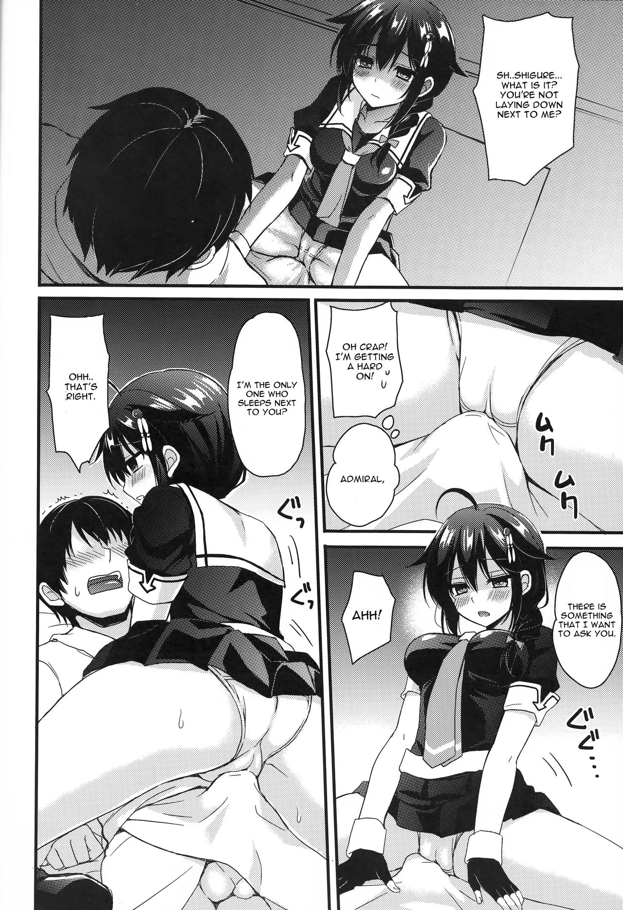 (C89) [PigPanPan (Ikura Nagisa)] Shigure Yandere (Kantai Collection -KanColle-) [English] [CGrascal] page 12 full