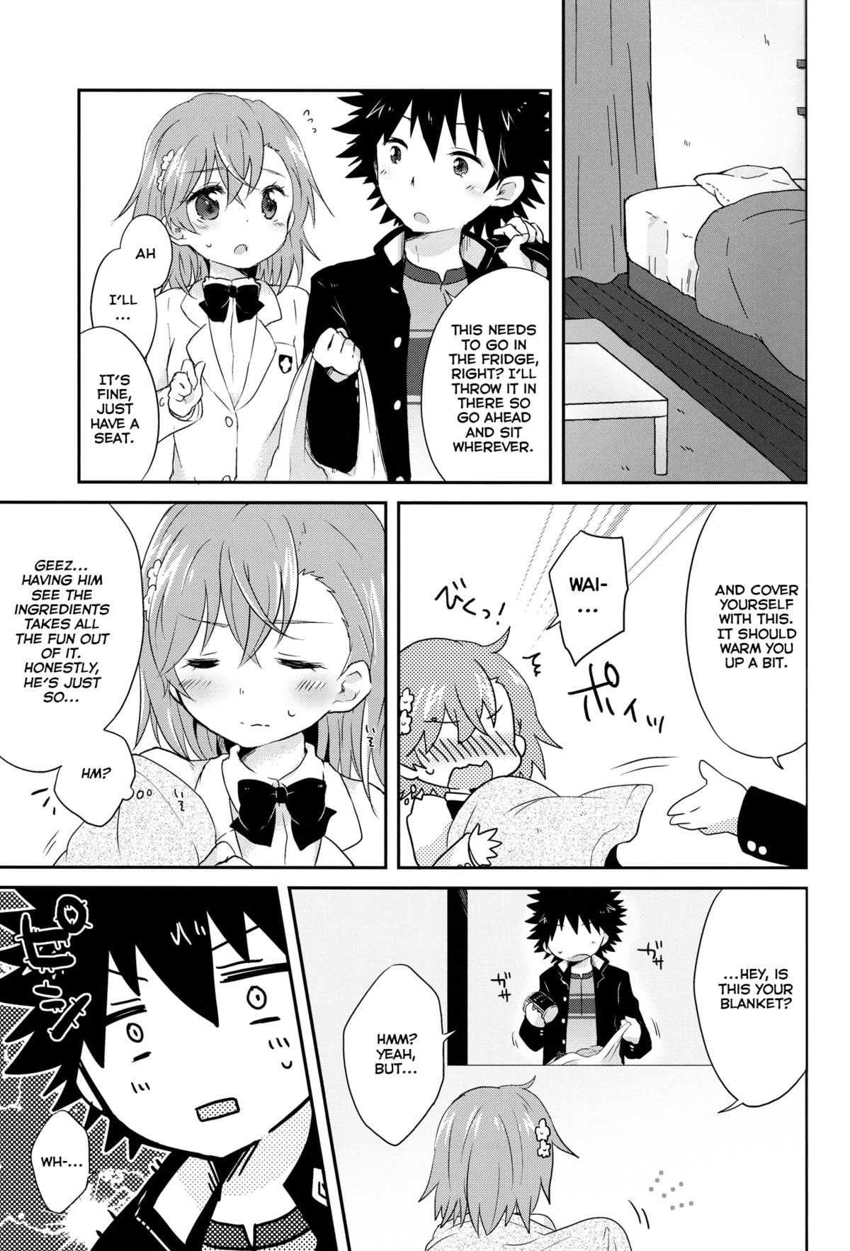 (C84) [hachi (Nae)] Dame Janai (Toaru Majutsu no Index) [English] [Life4Kaoru] page 14 full