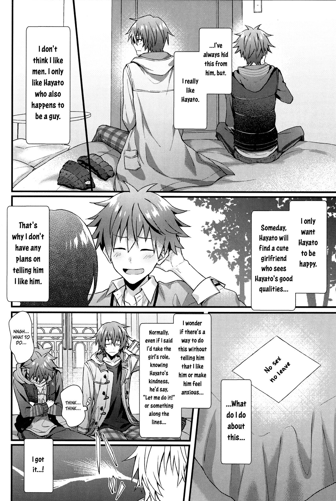 (MIRACLE FESTIV@L!! 18) [Roefupukaji (Nesuo)] Wake atte Deraremasen | For Some Reason We Can't Leave (THE IDOLM@STER SideM) [English] [Anzu] page 5 full