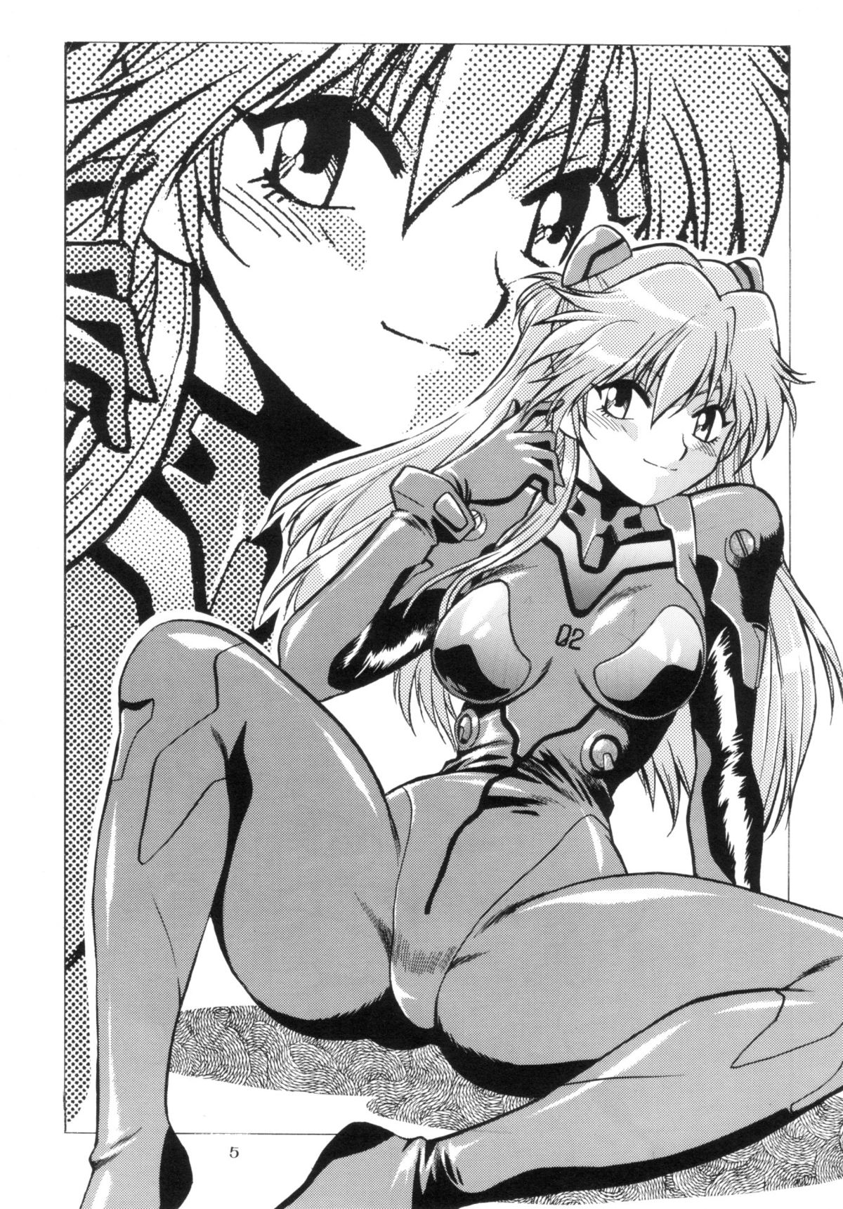 (SC32) [Studio Katsudon (Manabe Jouji)] Plug Suit Fetish In Chikan Densha (Neon Genesis Evangelion) page 4 full