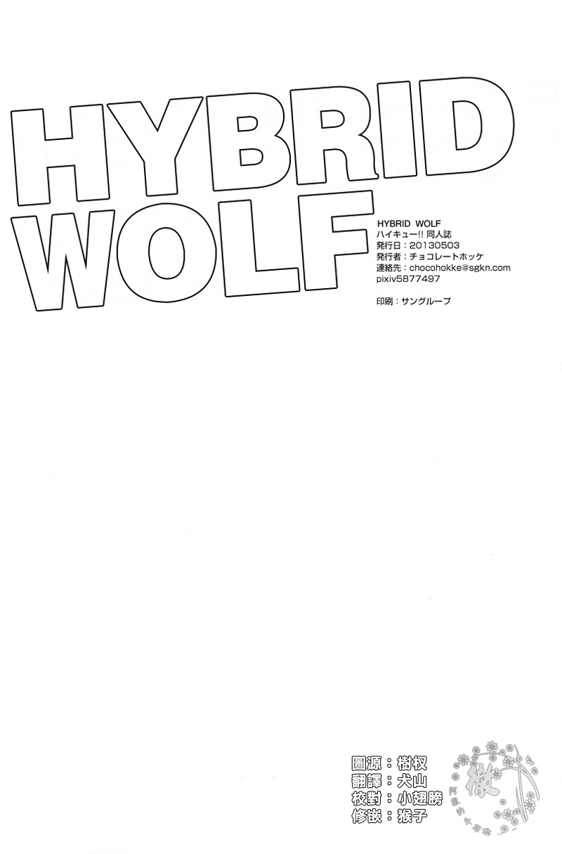 (SUPER22) [CHOCOLATE HOKKE (HOKKE)] HYBRID WOLF (Haikyuu!!) [Chinese] [阿徹的牛奶棒漢化組] page 29 full