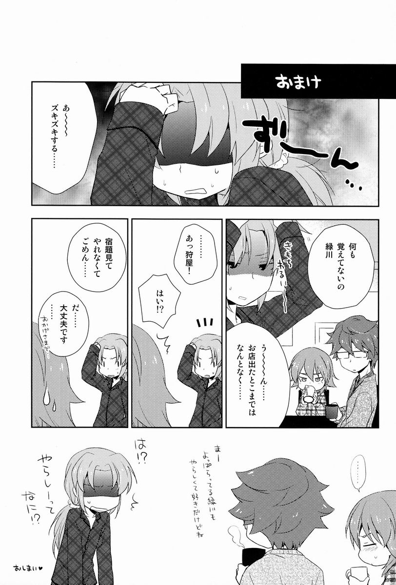 (C83)[Kinako Gyuu Nyuu (Tomoharu)] Shachou to Hisho to, (Inazuma Eleven GO) page 30 full