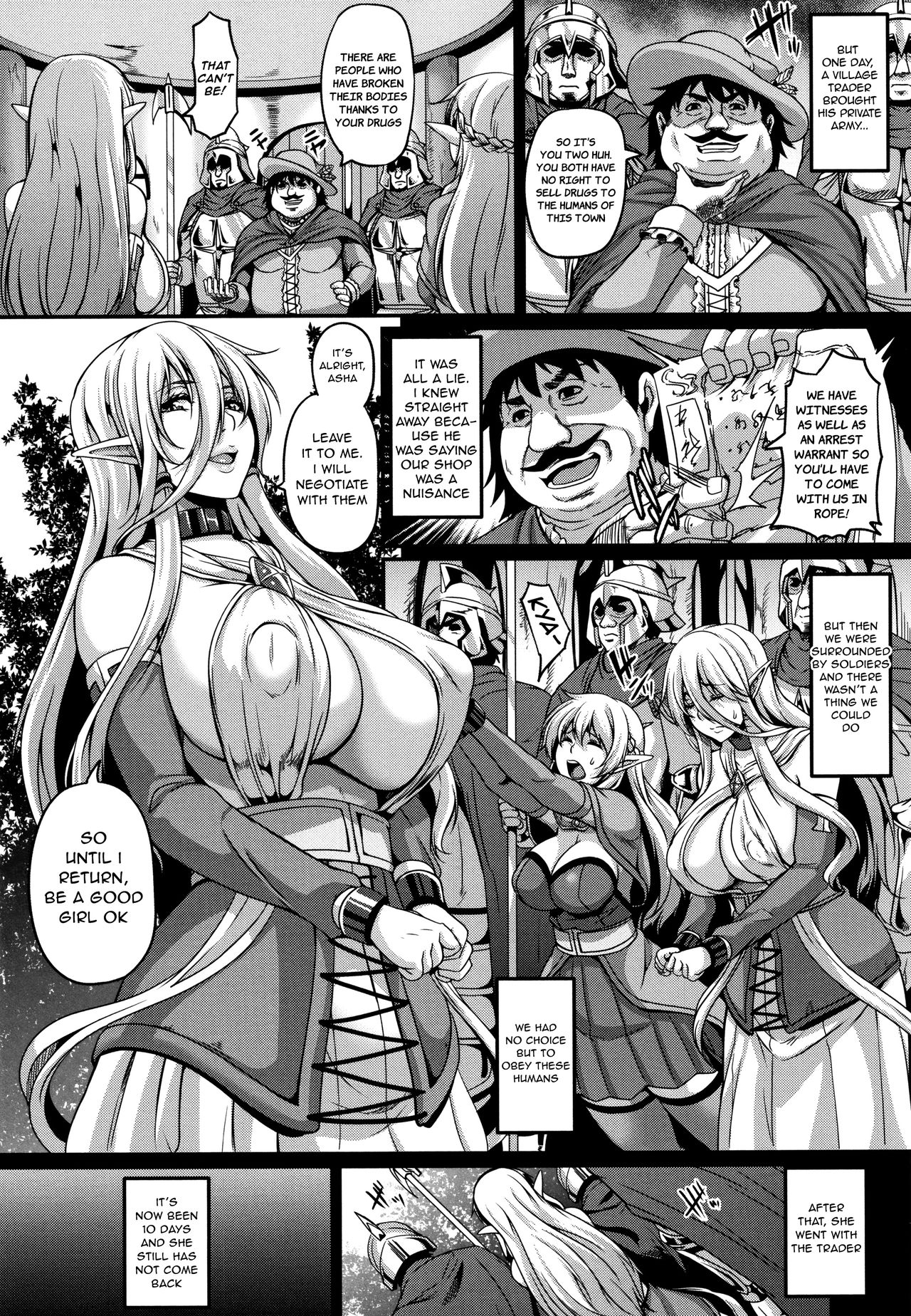 [Kazuhiro] Toraware no Elf Oyako | Captured Elf Mother & Daughter (Aijou no Injoku Elf) [English] {Stopittarpit} page 2 full