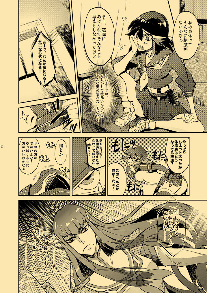 [HONOYURARA (Mitsuhabotan)] Kagai Jugyou Netsu Shisen (Kill la Kill) [Digital] page 7 full