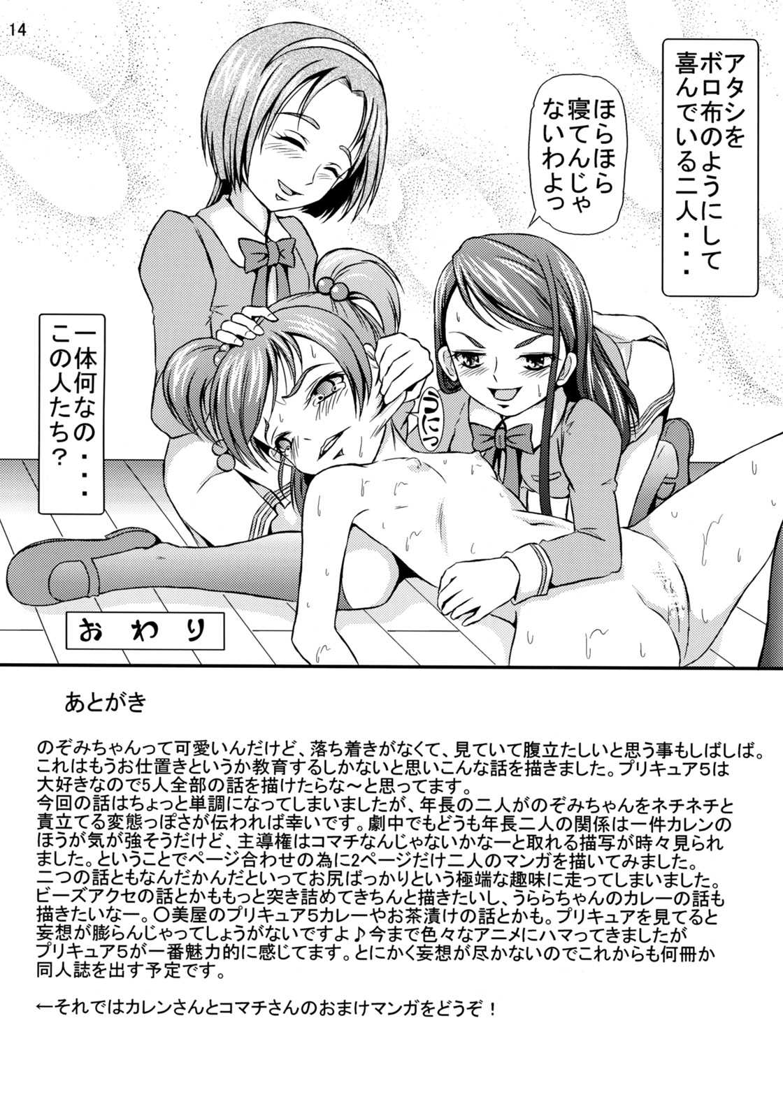 (C72) [Himitsu Doyoubi (Matsutaka Zon, Mii)] PINCH CHANCE (Yes! Precure 5) page 15 full