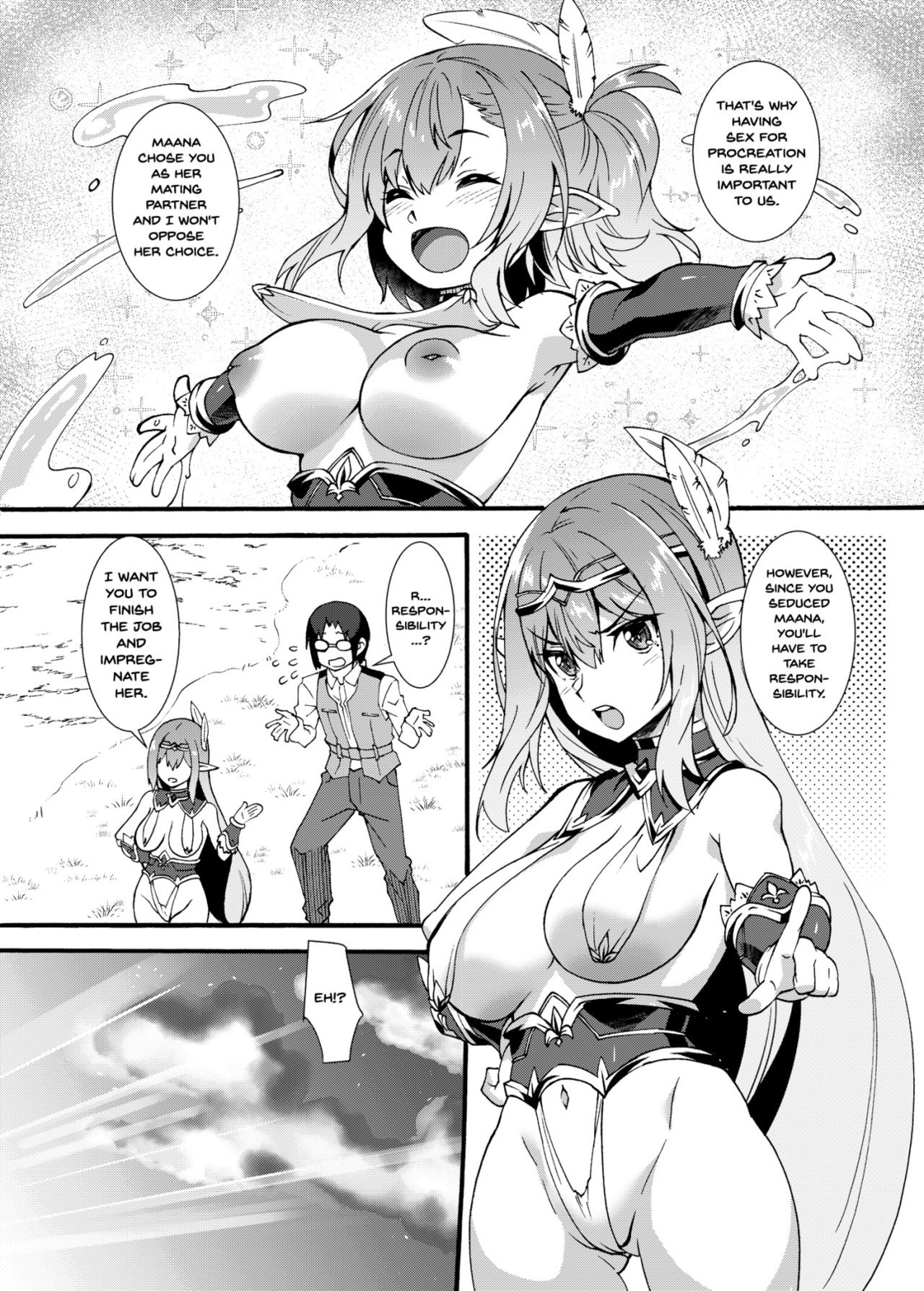 [Makuu Gundan (Shinozuka Atsuto)] Sukebe Elf Tanbouki 2 | Lewd Elf Tanbouki 2 [English] {Doujins.com} [Digital] page 6 full