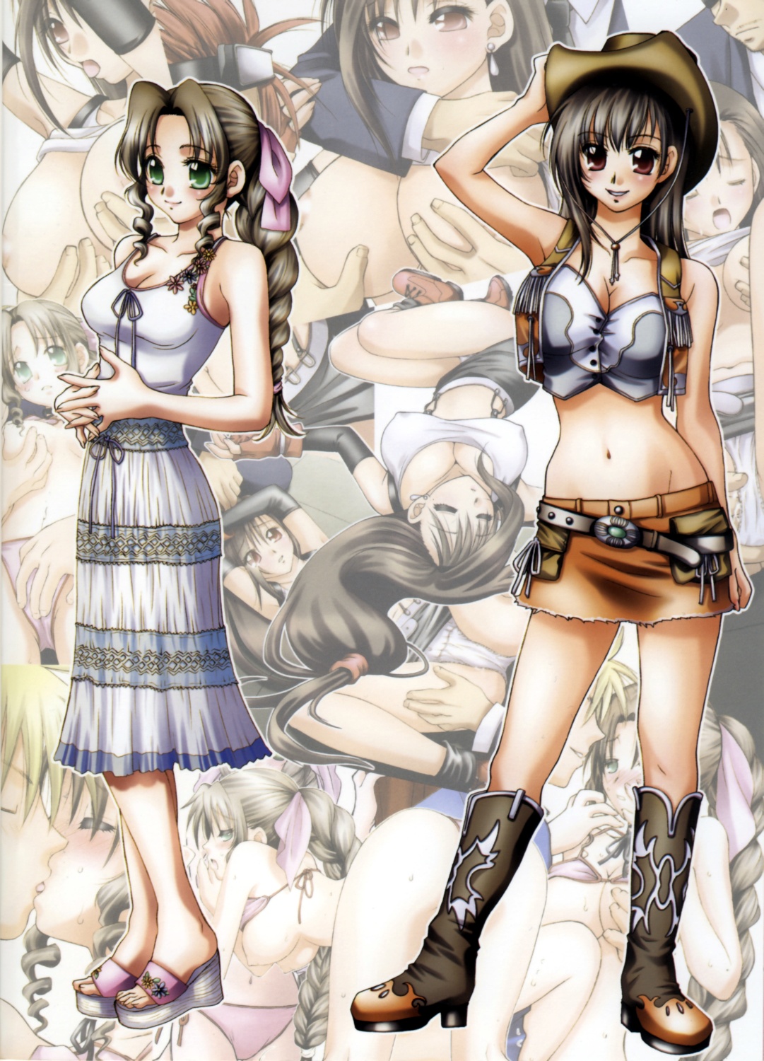 (C73) [Hanamaru Mugen Gym (Hyoujun Mai)] Final Fantasy Color Channel (Final Fantasy VII) page 18 full