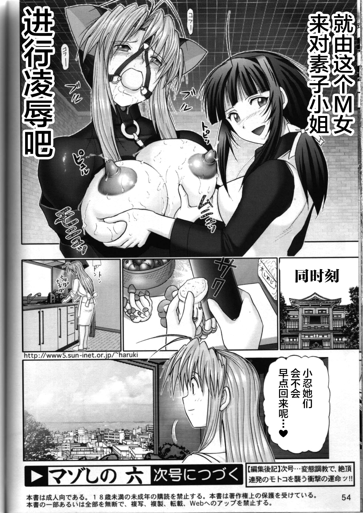 (C64) [Raijinkai (Haruki GeNia)] Mazo Shino Roku (Love Hina) [Chinese] [不咕鸟汉化组] page 51 full