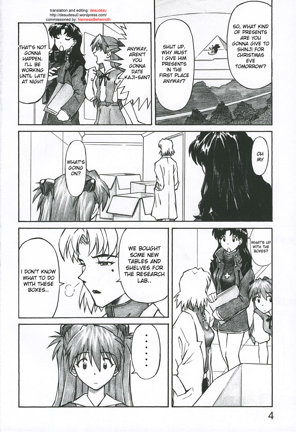 (C69) [TENGU NO TSUZURA (Kuro Tengu)] MERRY BOX (Neon Genesis Evangelion) [English] [desudesu] page 3 full