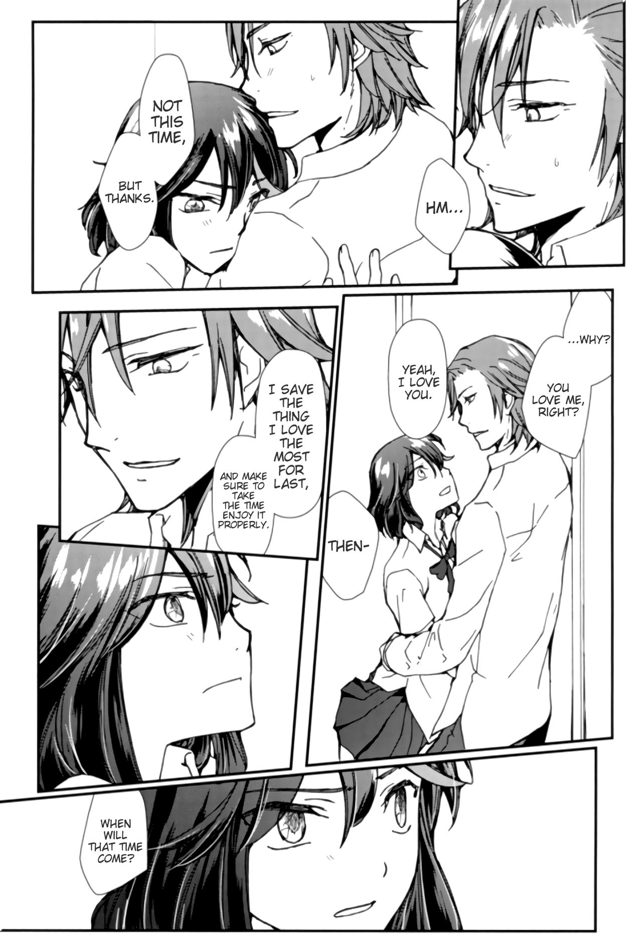 (SUPER26) [Daylight (Ren Mizuha)] Sekai de Ichiban Kimi ga Suki | You mean the world to me, I'll make love to you tonight. (Kill la Kill) [English] [Echo-chan] page 14 full