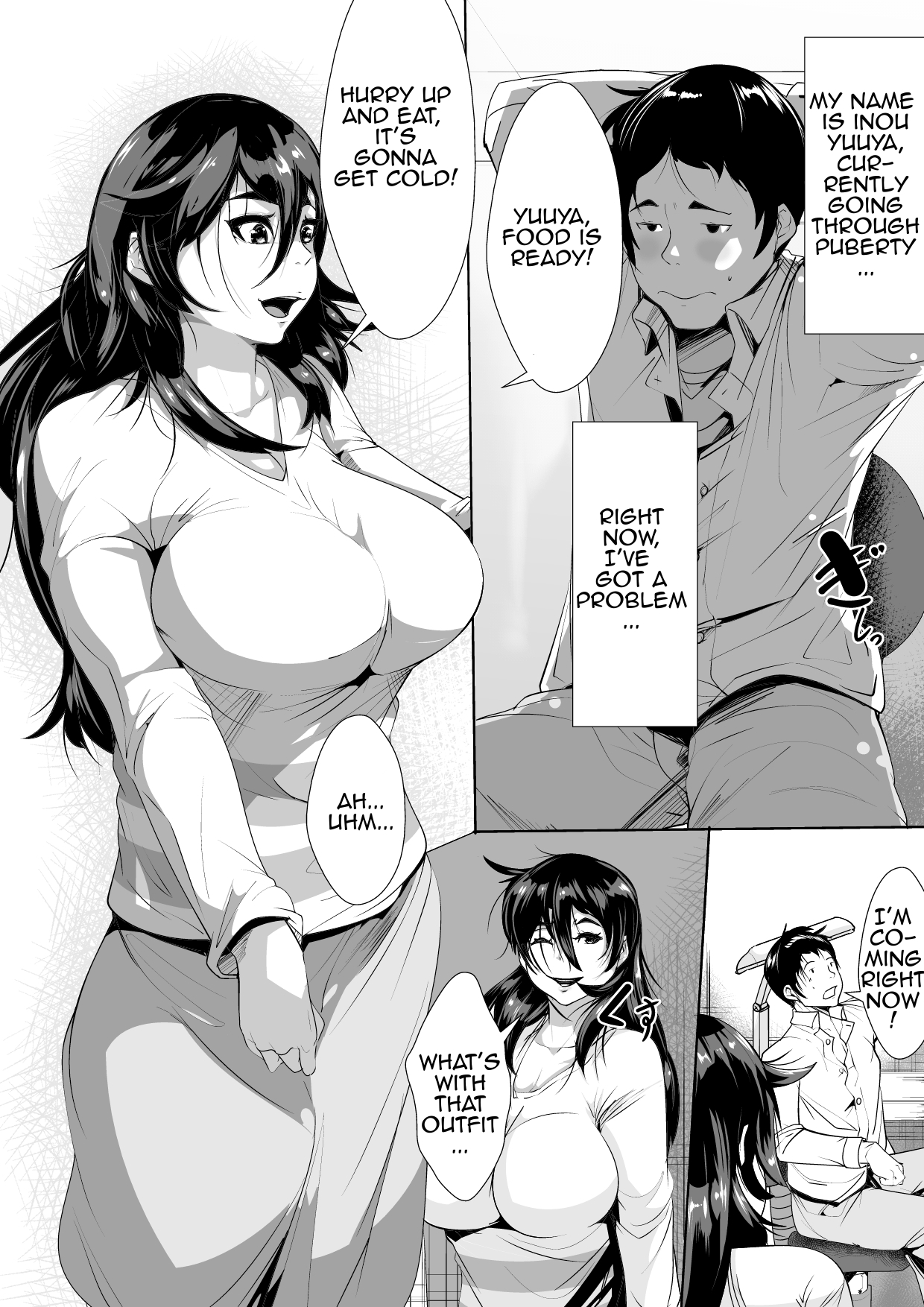 [AKYS Honpo] Haha ni Horeteshimatta Musuko to Kimochi o Butsukeacchau Ichiya | Son's Hot One Night Encounter With His Adored Mother [English] [Amoskandy] page 2 full