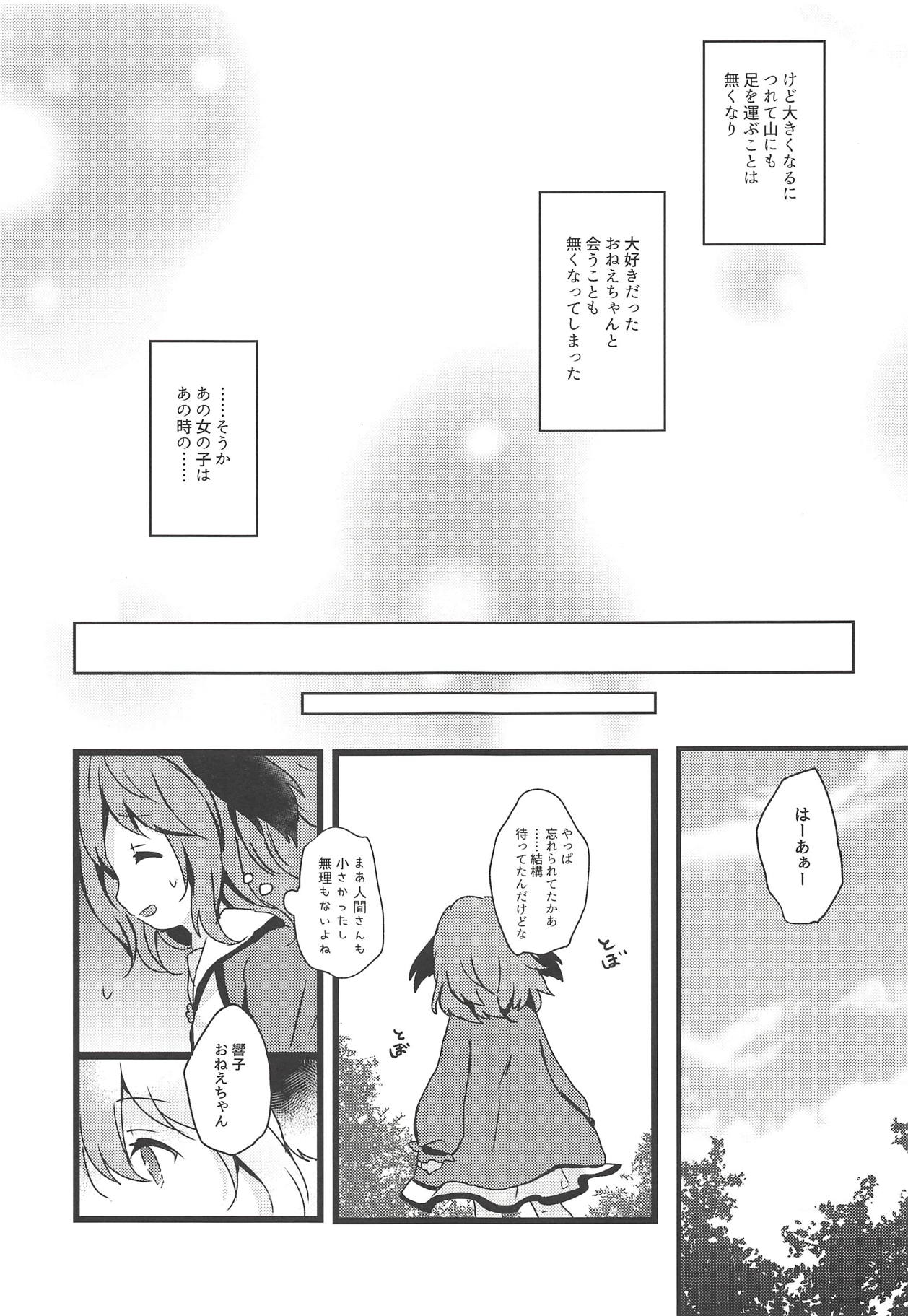 (Shuuki Reitaisai 5) [Mohumohu Chaya (Uguisu Mochi)] Yamabiko ga Koishita Ningen-san (Touhou Project) page 16 full