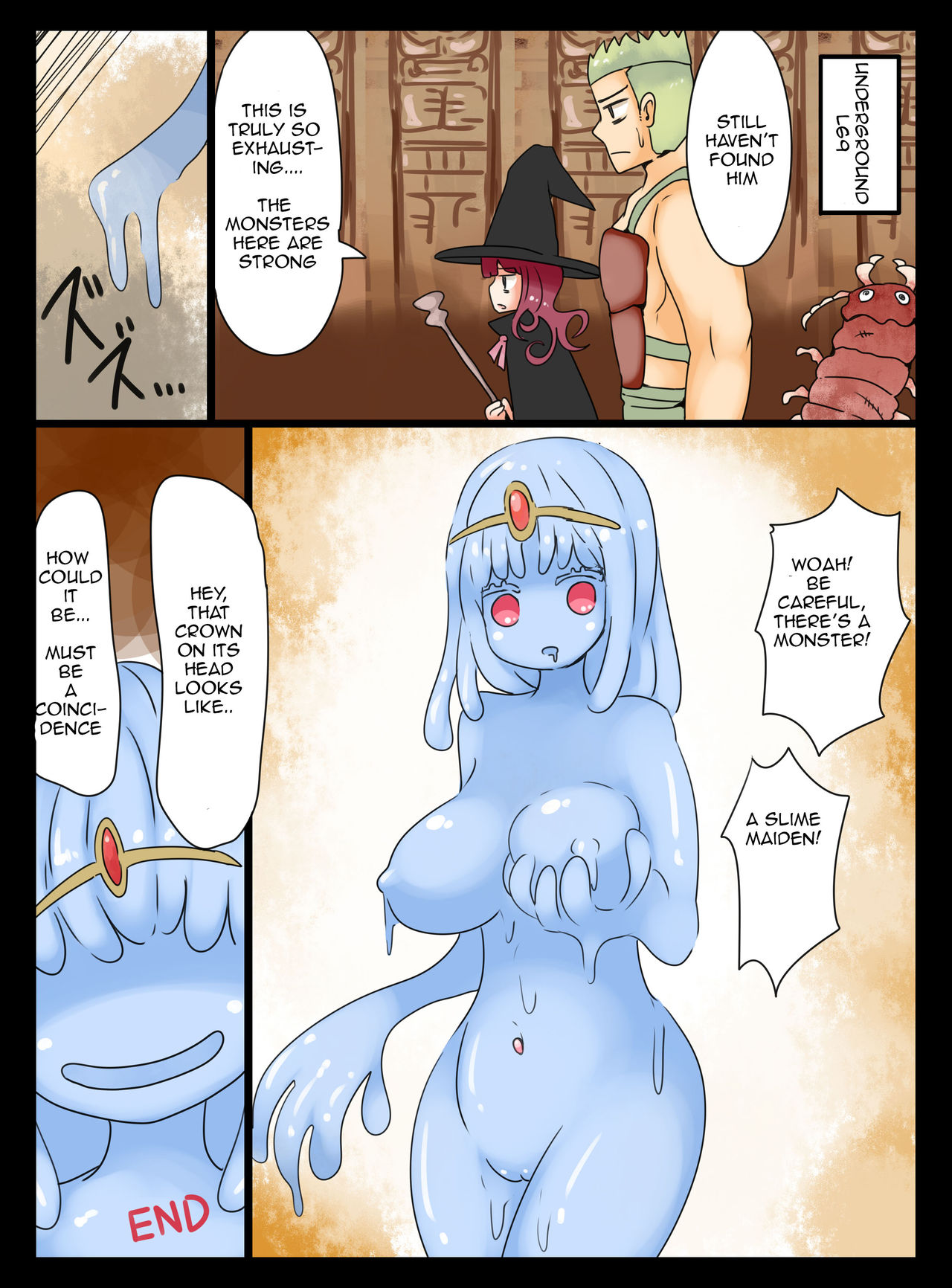 [Murasaki Nyanko Bar (Vae)] Yuusha wa Slime Musume ni Natte Shimatta! [English] [Heartnsoul32] page 21 full