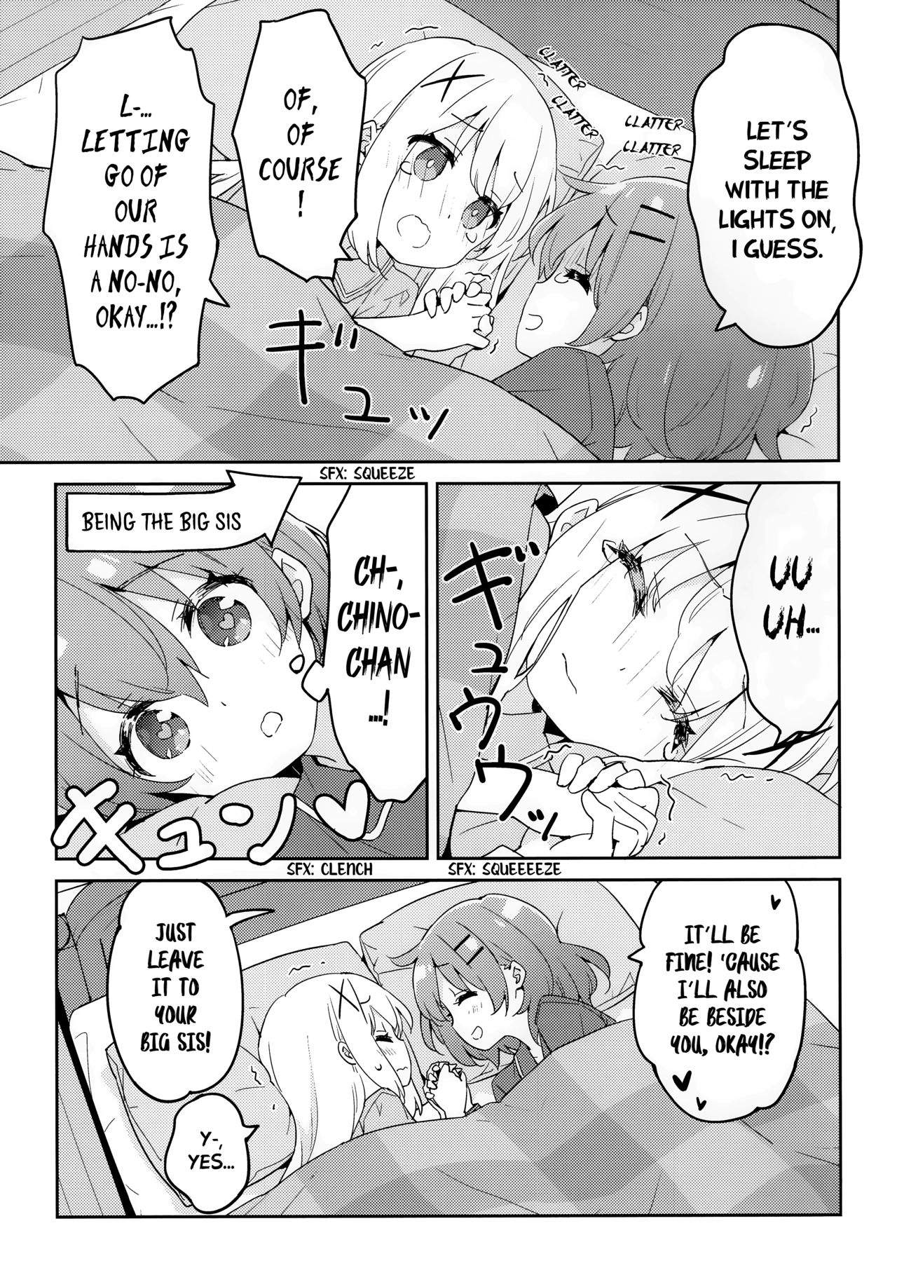 (COMIC1☆15) [Luminocity (Kani Biimu)] Luminocity 23 Gochuumon wa Soine desu. - I'd like to sleep next to you. (Gochuumon wa Usagi desu ka?) [English] [WindyFall Scanlations] page 6 full