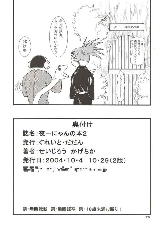 [Great Dadan (Seijirou Kagechika)] Yoruichi Nyan no Hon 2 (Bleach) page 26 full