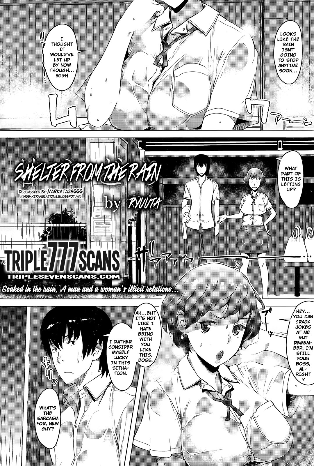 [Ryuuta] Amayadori | Taking Shelter from the Rain (ANGEL Club 2015-11) [English] [TripleSevenScans] [Decensored] page 1 full
