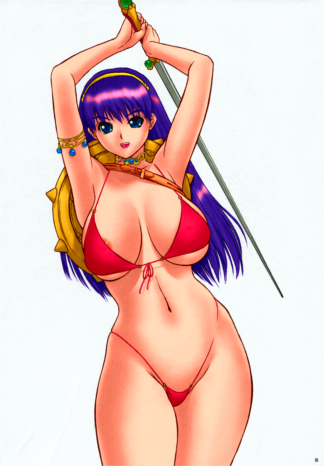 (C70) [Hellabunna (Iruma Kamiri)] Makka na Bikini IV Fukkatsu | Bright Red Bikini IV Rebirth (Athena) [English] [Kizlan] [Colorized] page 8 full