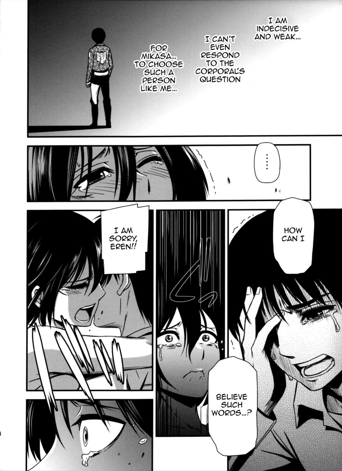 (C87) [Kiyosumi Hurricane (Kiyosumi Hurricane)] Gekishin Yon | Firing Pin 4 (Shingeki no Kyojin) [English] {doujin-moe.us} page 35 full