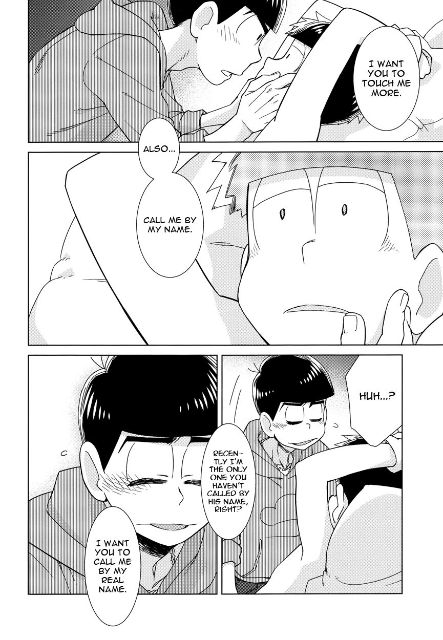 (Kahou wa Nete Matsu) [daisy (Chikottsu)] Namae o Yonde, Yobanaide | Call Me by my Name, or Don't (Osomatsu-san) [English] [Ikemen Scans] page 30 full