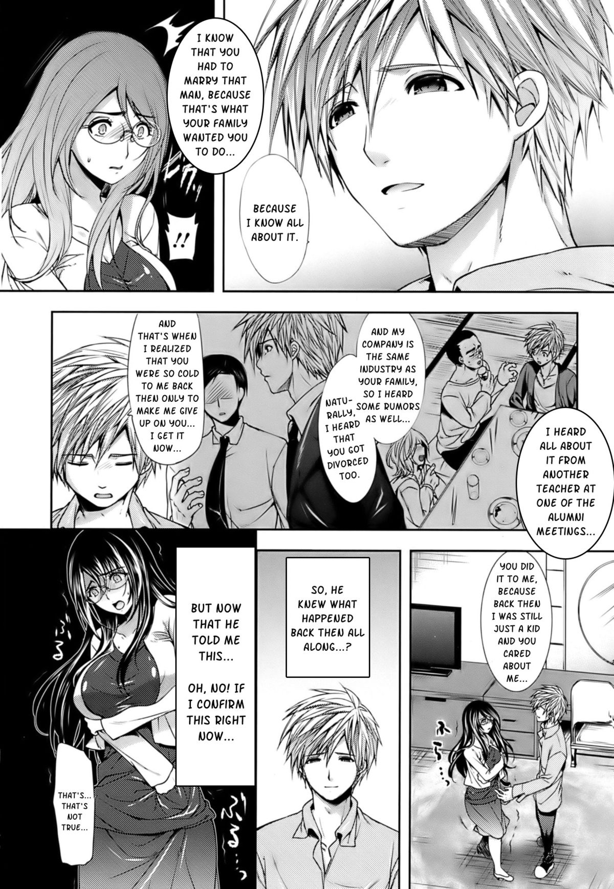 [Ohkami Ryosuke] Sange Ketsujitsu ~Saikai, Soshite ai no aru Sex | When Flowers Wither, Trees Bear Fruit~ (Hazukashii Chibusa) [English] [kusanyagi] page 4 full