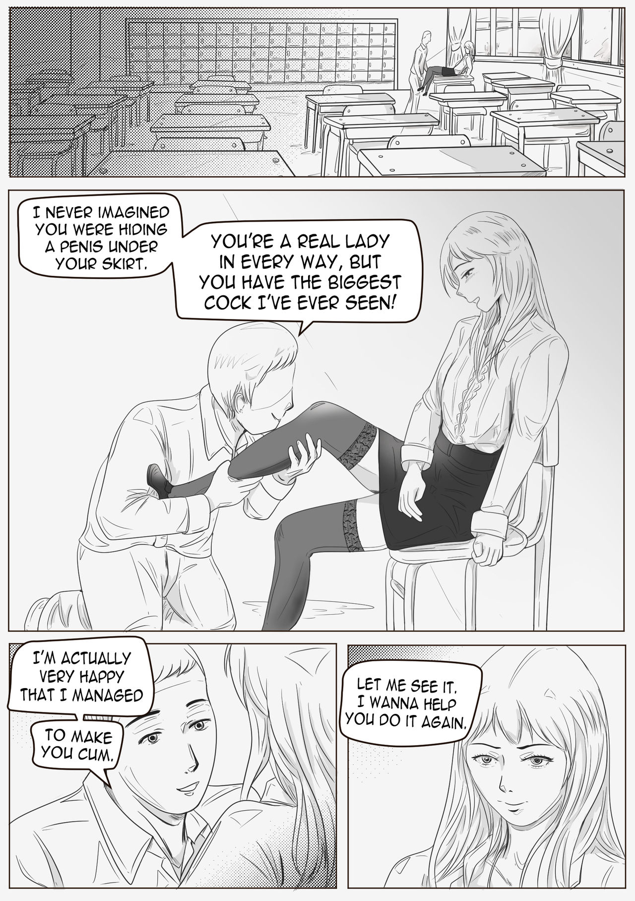 Tears of crossdressing sensei (First version) page 10 full