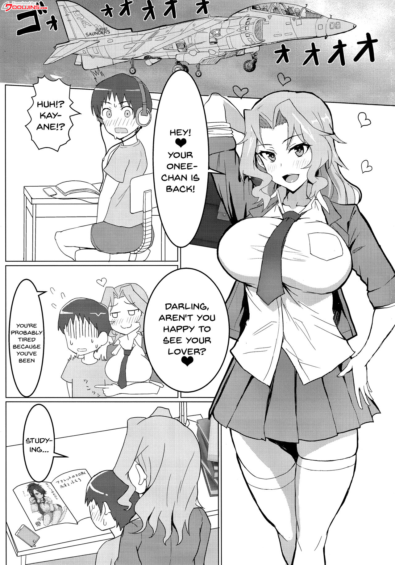 (C94) [Moruda Ramenya (Moruda)] Okei-san no Nukinuki Dosukebe Challenge | Okay-san's Dirty Lewd Challenge (Girls und Panzer) [English] {Doujins.com} page 2 full