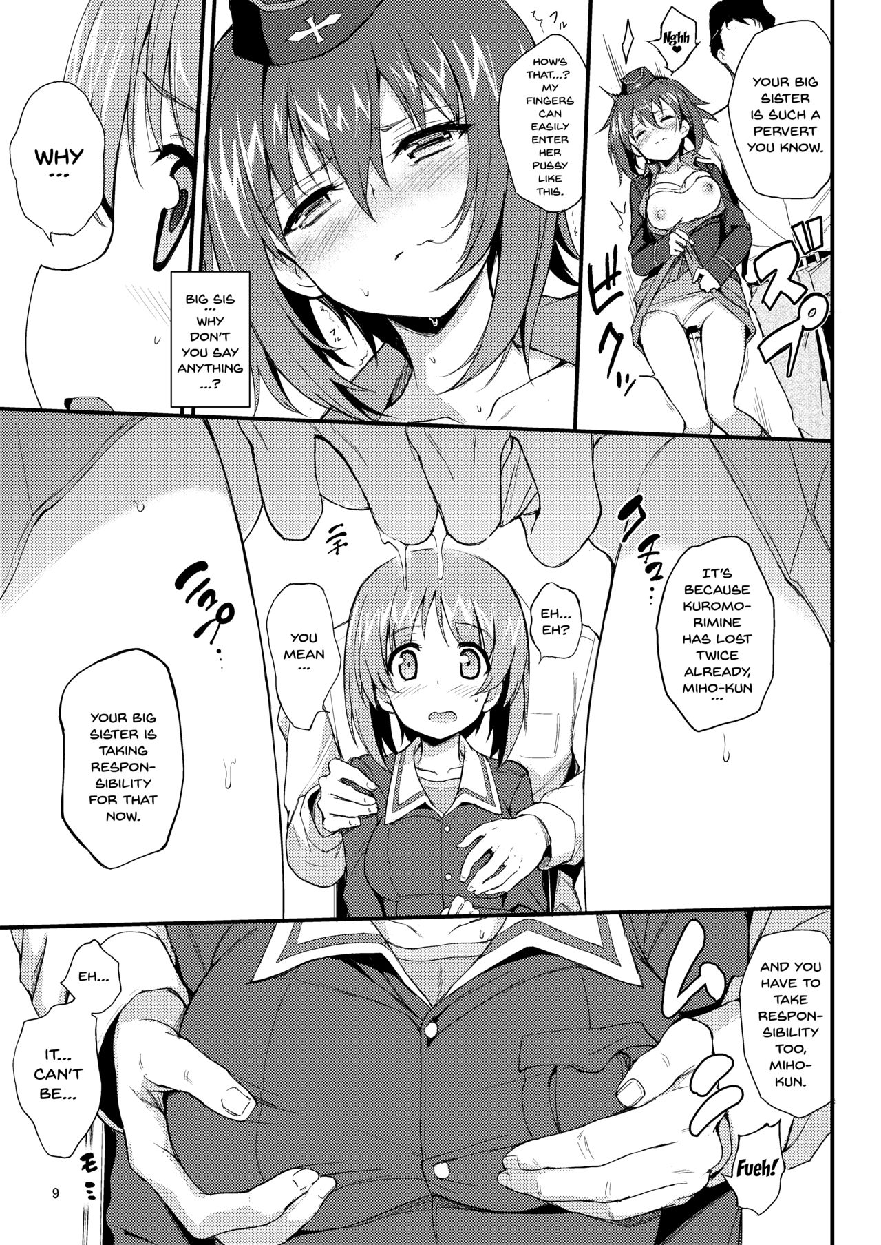 [Kyockchokyock (Kyockcho)] Nishizumi Shimai Ryoujoku | Nishizumi Sisters Sexual Assault (Girls und Panzer) [English] {Doujins.com} [Digital] page 7 full