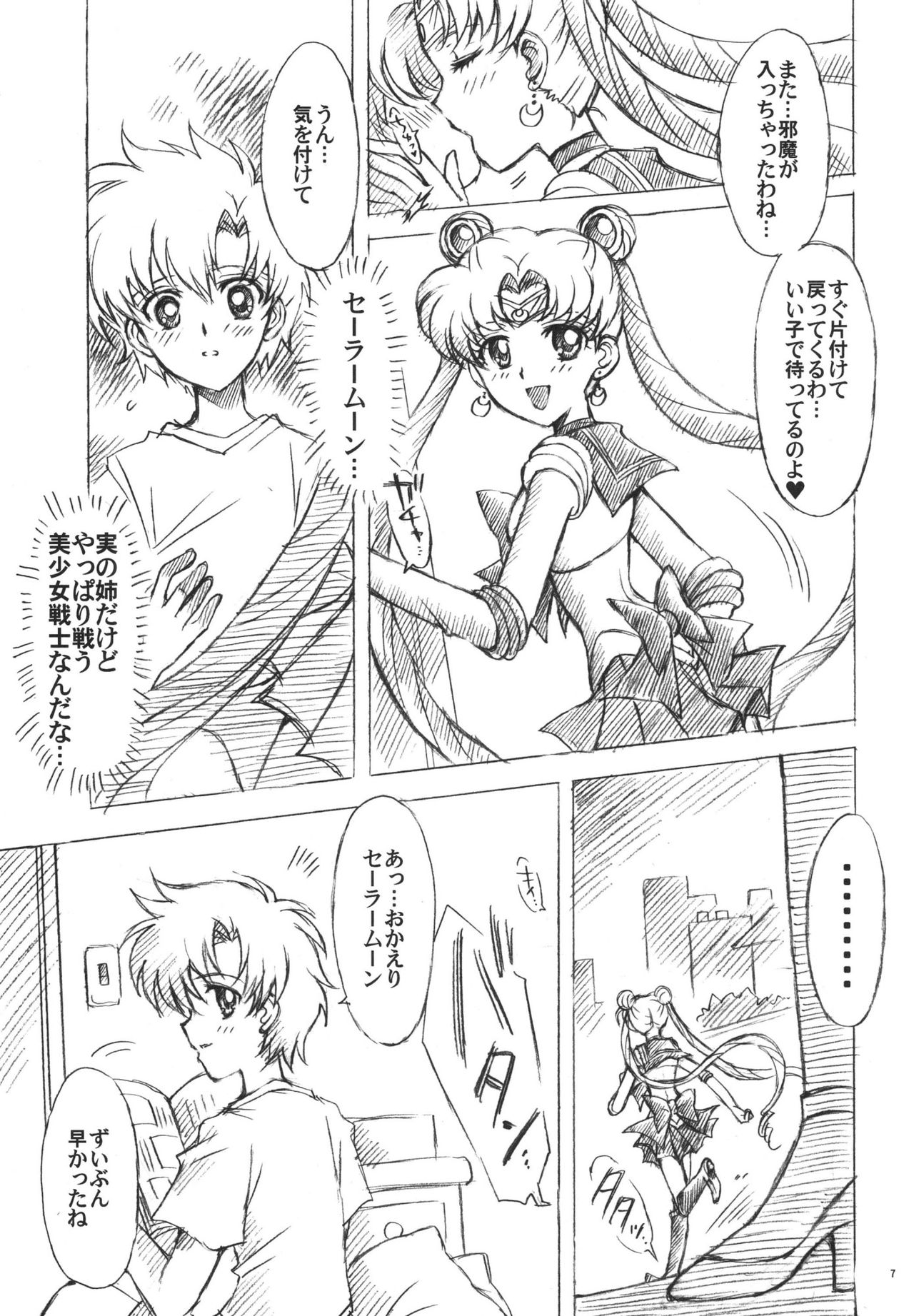 (C74) [Kotori Jimusho (Sakura Bunchou)] Chanson de I'adieu 3 (Bishoujo Senshi Sailor Moon) page 6 full