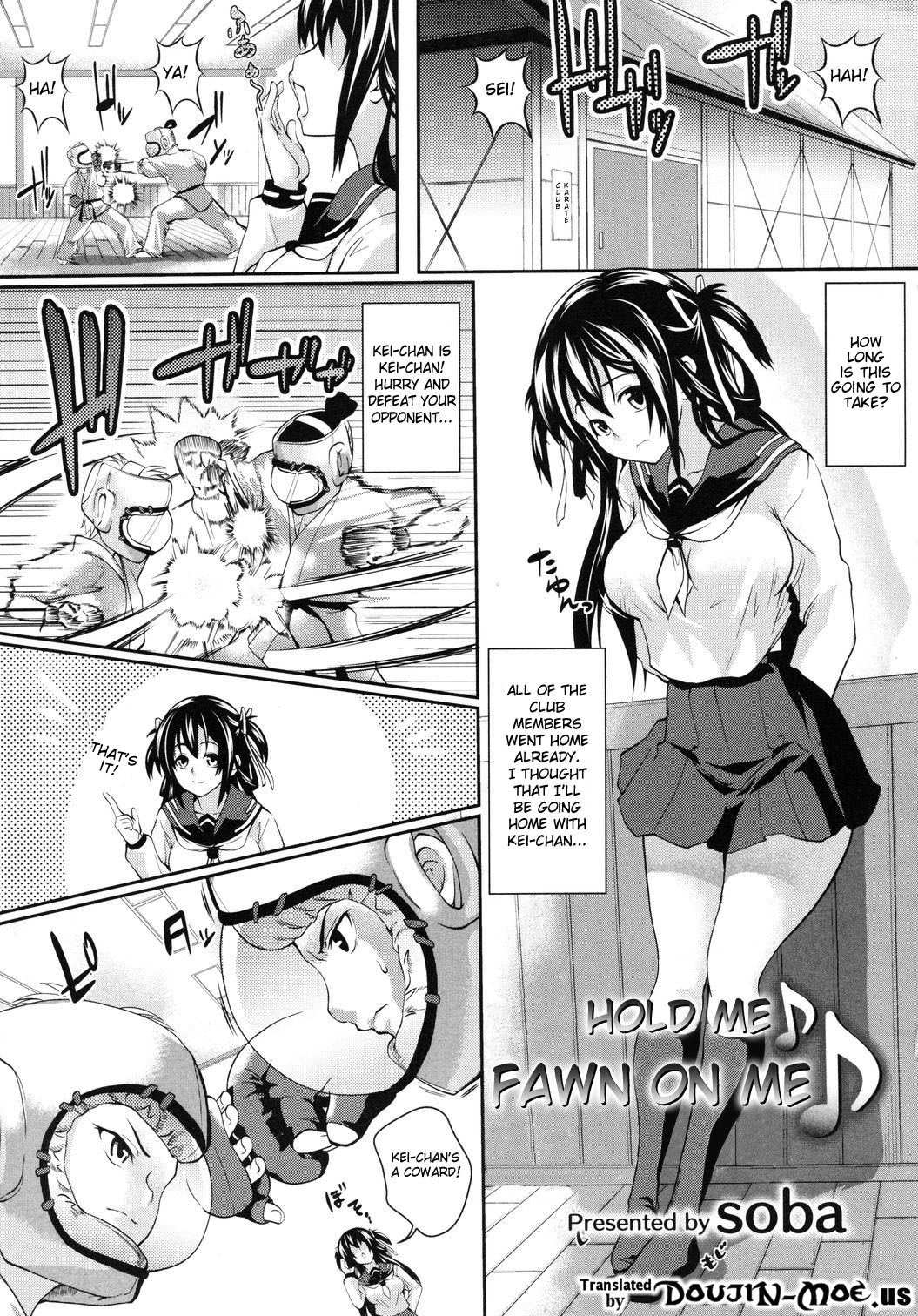 [soba] Tsukushite♪Amaete♪ | Hold Me, Fawn on Me Ch. 1-2 [English] {doujin-moe.us} page 1 full