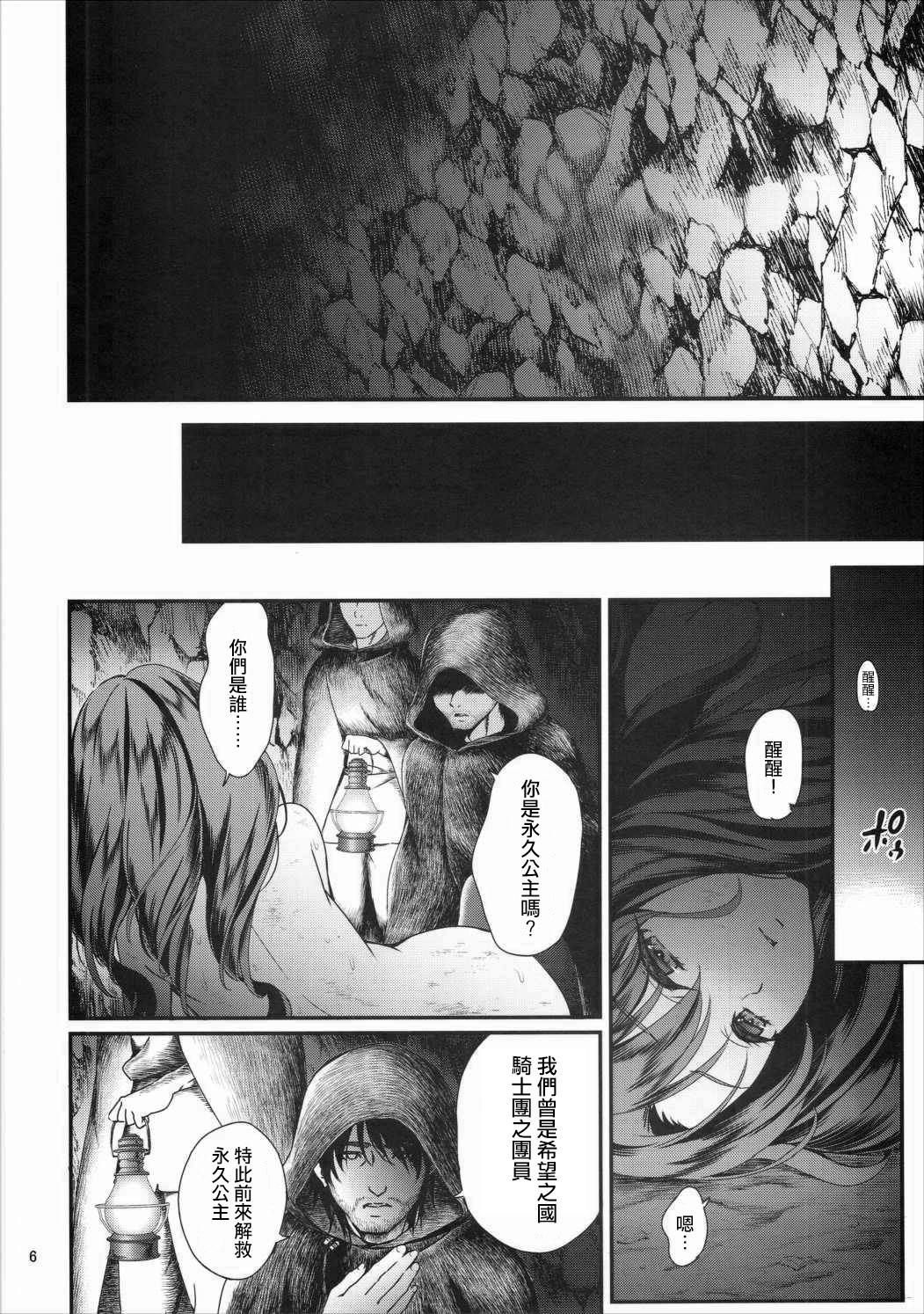 (C90) [Yamada Ichizoku. (Fukurokouji, Mokyu)] Seidorei Senki 3 (Go! Princess PreCure)[Chinese Translation] page 5 full