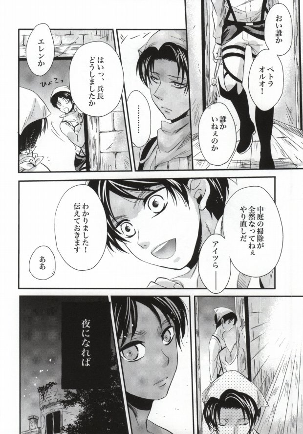 (CCOsaka100) [Makkurona (Makkuro)] Honeymoon escape (Shingeki no Kyojin) page 20 full