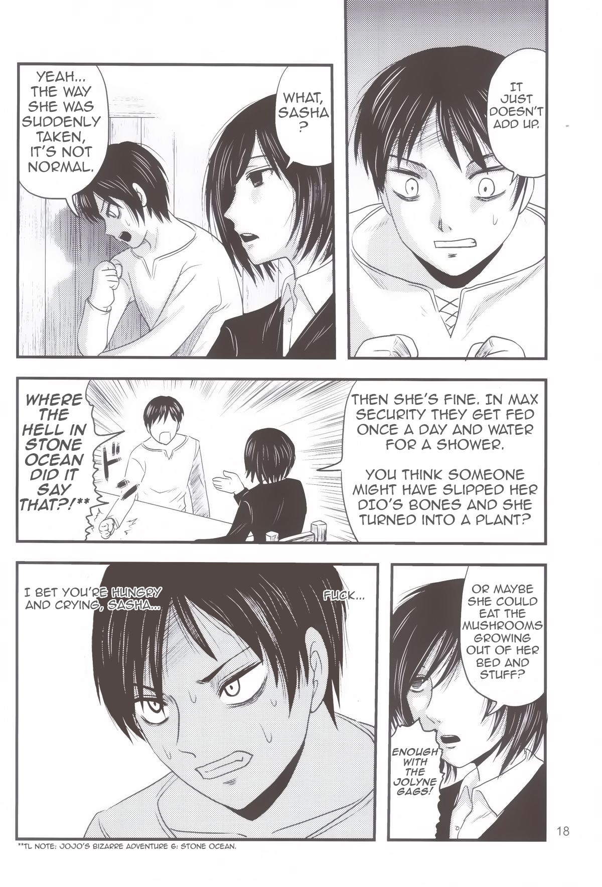(Inoketto) [Uzigaya (Uziga Waita)] Sangeki no Sasha | Sasha's Tragedy (Shingeki no Kyojin) [English] [StatisticallyNP] page 17 full