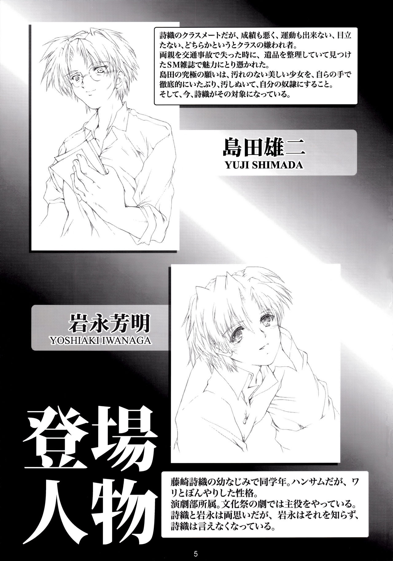 (C87) [HIGH RISK REVOLUTION (Aizawa Hiroshi)] Shiori Dai-San-Shou Yami no Kokuin Chuukan Shinsouban (Tokimeki Memorial) [English] [shakuganexa] page 5 full