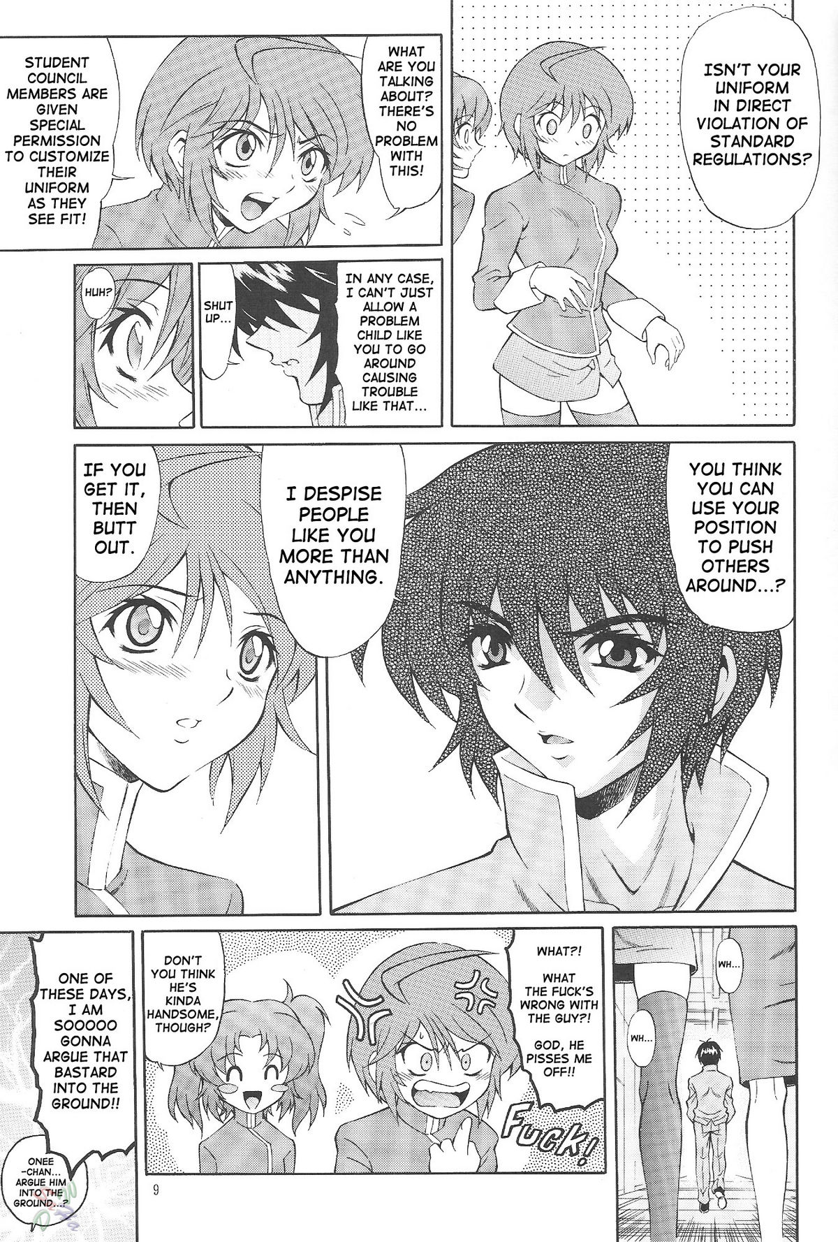 (C68) [GUST (Harukaze Soyogu)] Burning!! 0 (Mobile Suit Gundam SEED DESTINY) [English] [SaHa] page 8 full