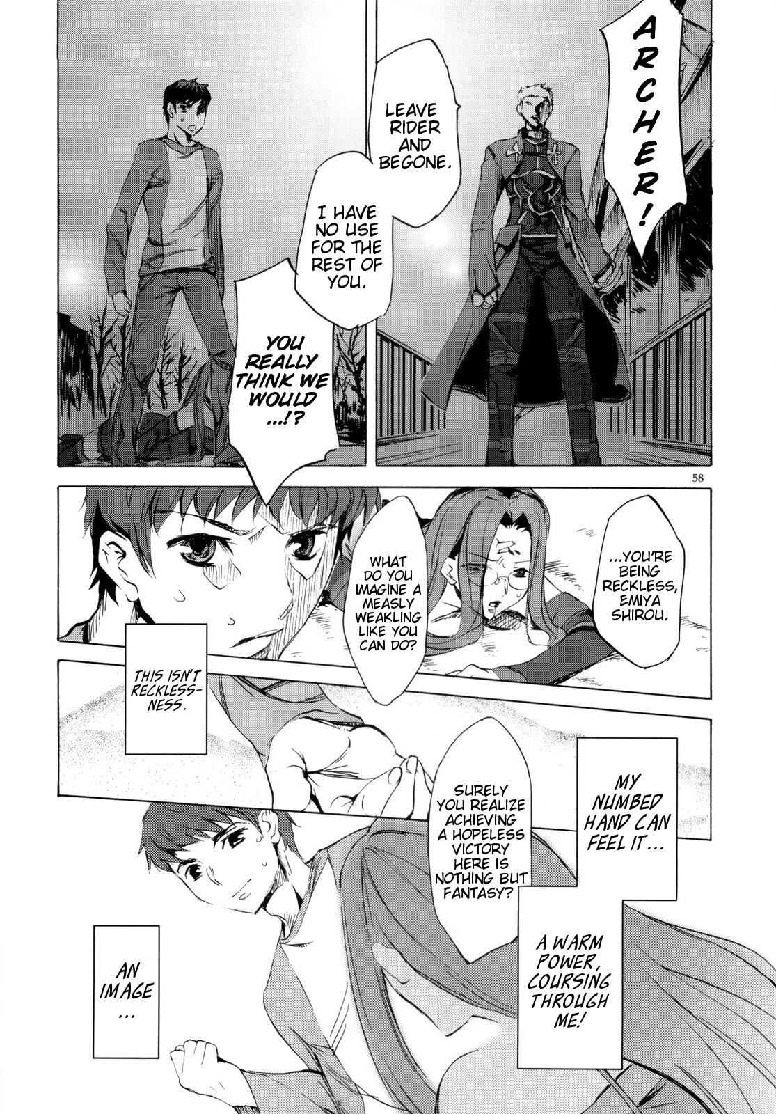 (C76) [Clover Kai (Emua)] Face/stay at the time (Face es-all divide) (Fate/stay night) [English] [EHCOVE] page 57 full