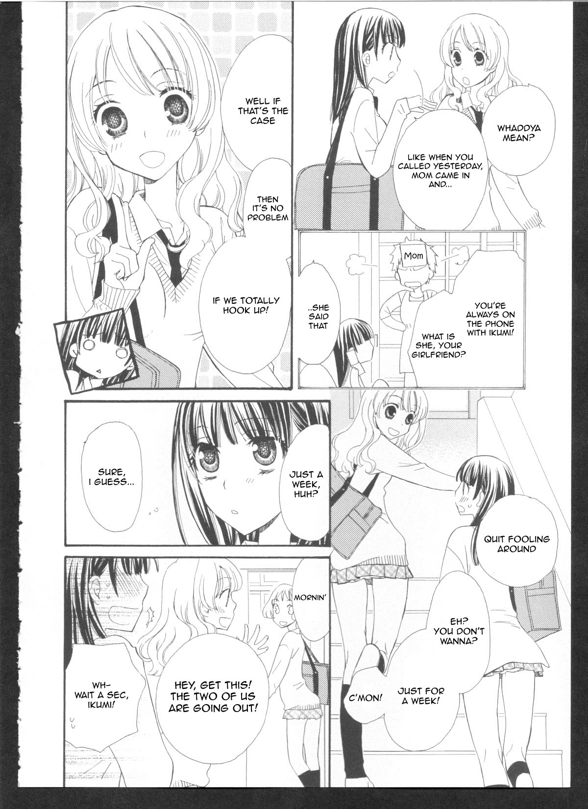 [Mikuni Hadzime] Otameshi Lovers | Habitual Lovers (Ki Yuri -Falling in Love with a Classmate-) [English] [Salty Hometown Boys] page 2 full