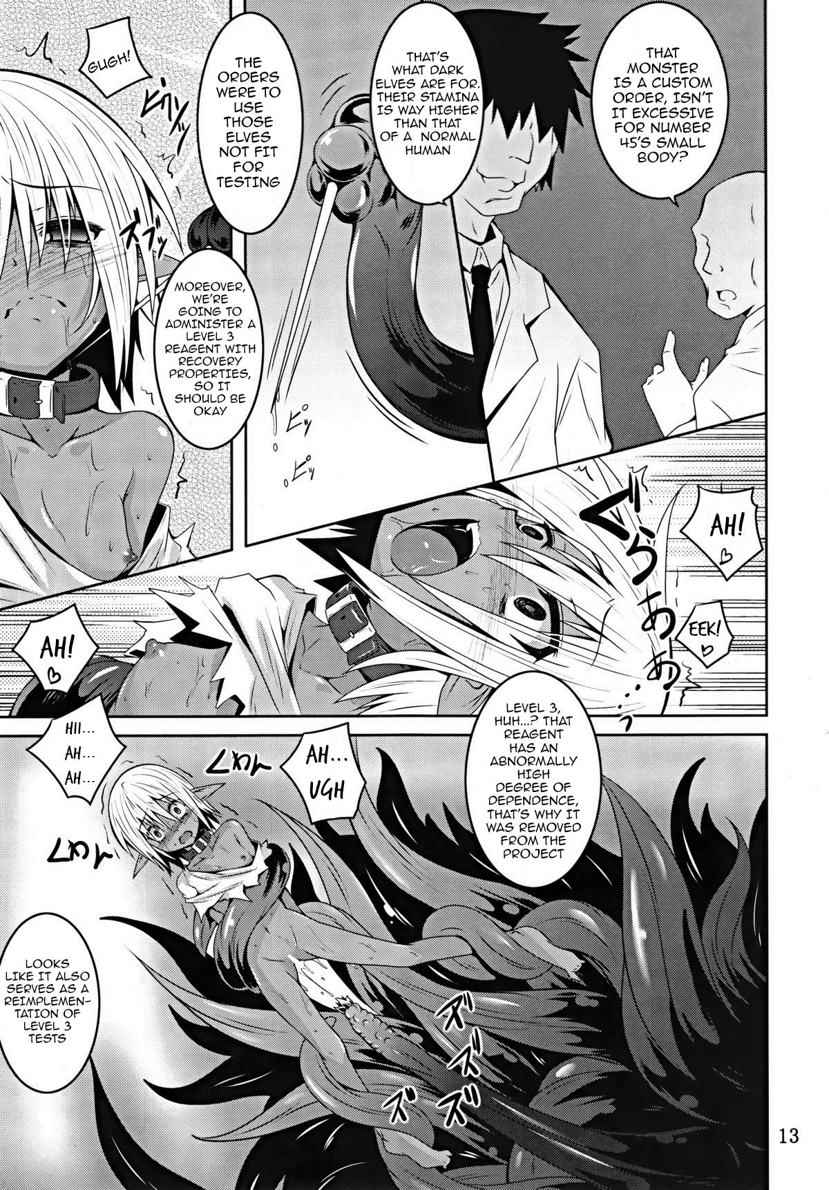 (C89) [Yoru no Benkyoukai (Fumihiro)] DARK ELF BREAKING [English] page 12 full