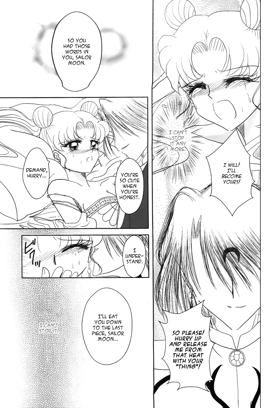 (C82) [MoE (Eiri)] Kuroi Tsuki ni Michibikare (Sailor Moon)english page 17 full