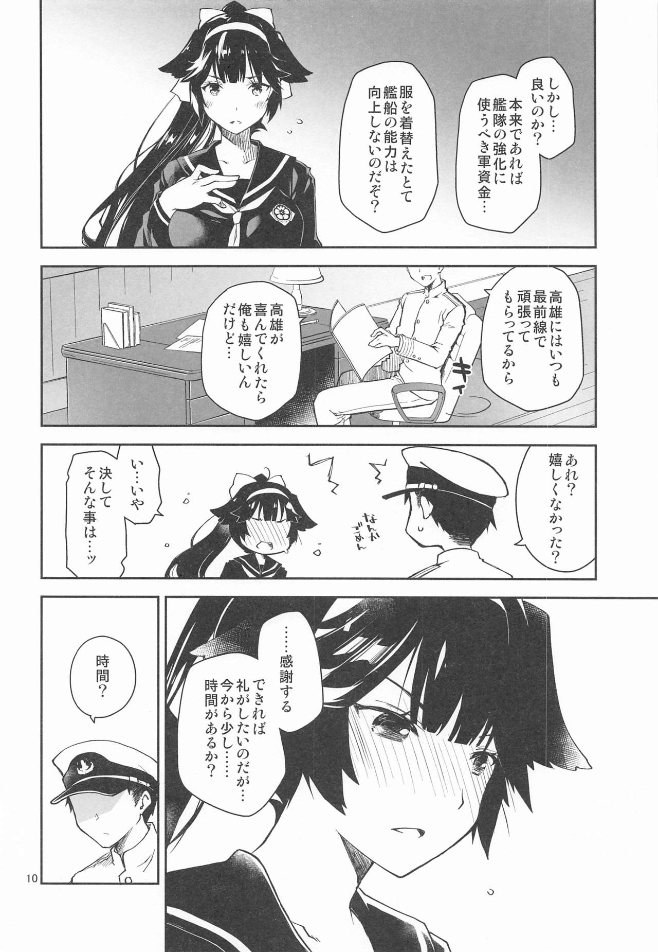 [Ponkotsu Works] Kakin Shikikan, Fuku o Kau. (Azur Lane) page 9 full