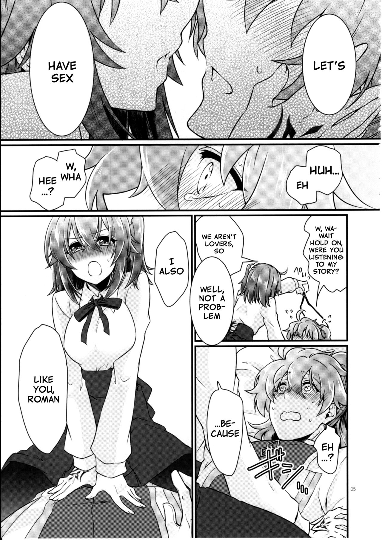 (SUPERKansai23) [Kagirinaku Ai. (Aoi)] Doutei o Sutenai to Derarenai Heya ni Tojikomeraretara Happy End ni Natta Hanashi (Fate/Grand Order) [English] [Nishimaru] page 7 full