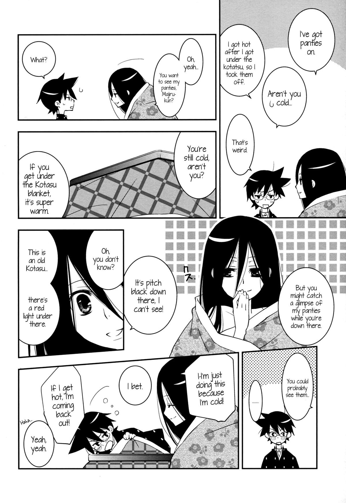 (C79) [Hitomaron (Setouchi Sumako)] Kagiana Gekijou Shoujo 9 (Sayonara Zetsubou Sensei) [English] [Kamikakushi] page 19 full