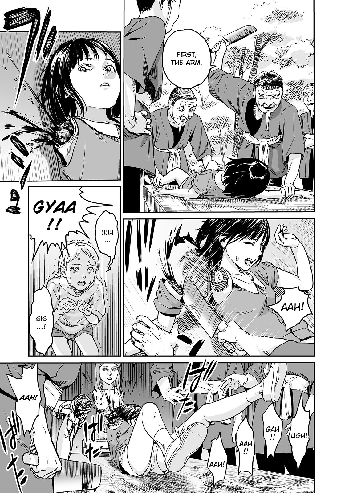 [Amagappa Shoujogun] Oogetsuhime no Yama | The Mountain of Amputee Princesses (Ryona King Vol. 4) [English] =7BA= page 11 full
