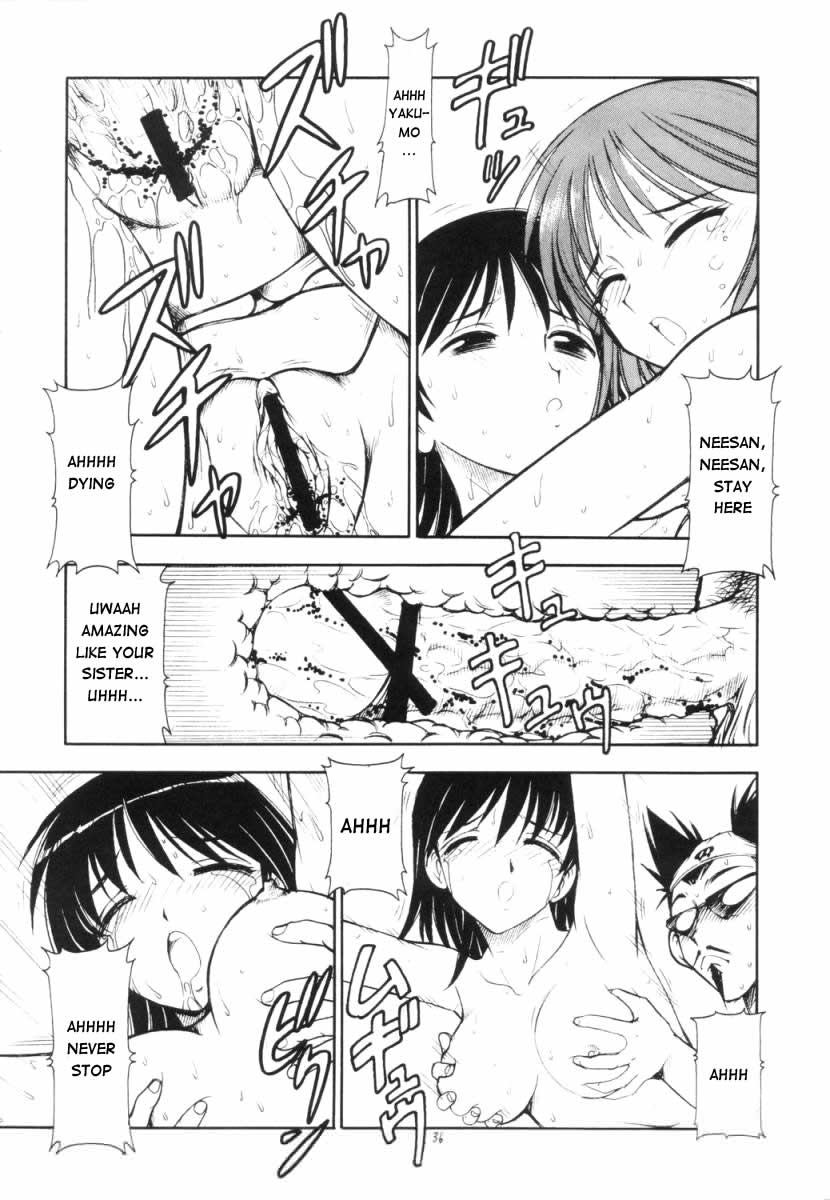 (SC25) [Toraya (ITOYOKO)] Scramble X Watashi, Nee-san ga Suki nan desu (School Rumble) [English] {DoujinAlert} page 38 full